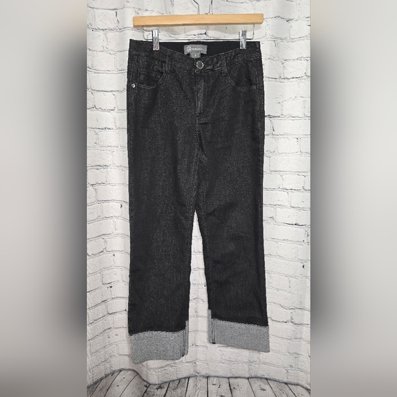 Democracy Denim - Democracy Ab Solution Black Cropped Jean Size 4 NWOT